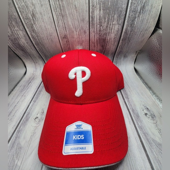 Philadelphia Phillies Red Adjustable Baseball Cap kids fan Favorite - Picture 1 of 3